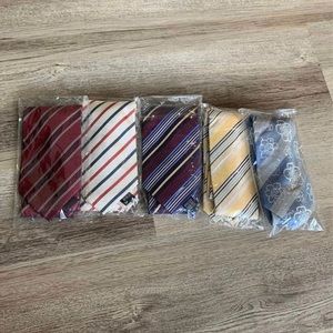 New tie set of 5